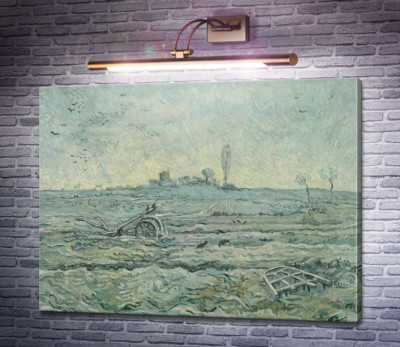 Заснеженное поле с плугом (по мотивам Милле) (The Plough and the Harrow (after Millet), 1890