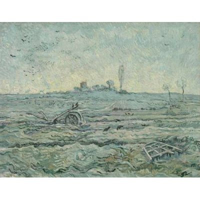 Заснеженное поле с плугом (по мотивам Милле) (The Plough and the Harrow (after Millet), 1890