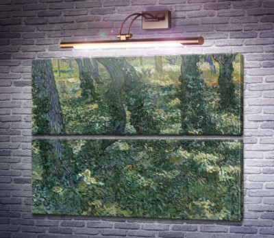 Стволы деревьев с плющом (Undergrowth), 1889