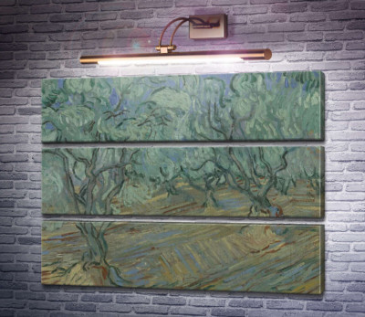 Оливковая роща и голубое небо (Olive Grove with Blue Sky), 1889