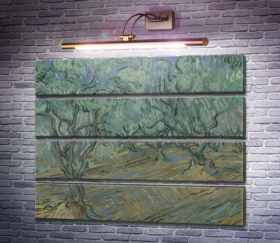 Оливковий гай і блакитне небо (Olive Grove with Blue Sky), 1889