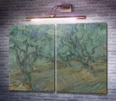 Оливковий гай і блакитне небо (Olive Grove with Blue Sky), 1889