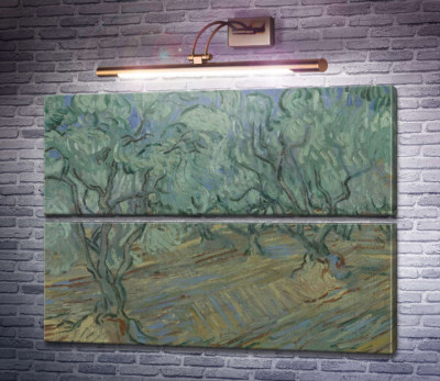 Оливковий гай і блакитне небо (Olive Grove with Blue Sky), 1889