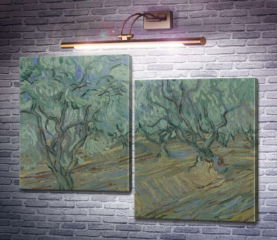 Оливковая роща и голубое небо (Olive Grove with Blue Sky), 1889