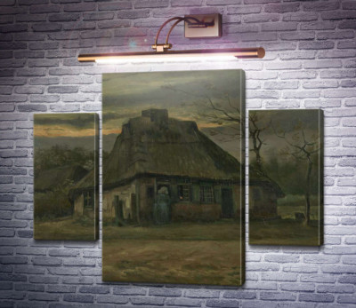 Солом'яна хатина в сутінках (Straw Hut at Dusk), 1885