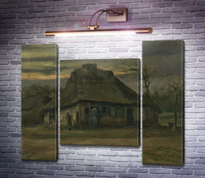 Солом'яна хатина в сутінках (Straw Hut at Dusk), 1885
