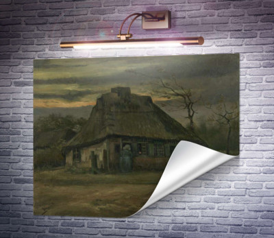 Соломенная хижина в сумерках (Straw Hut at Dusk), 1885