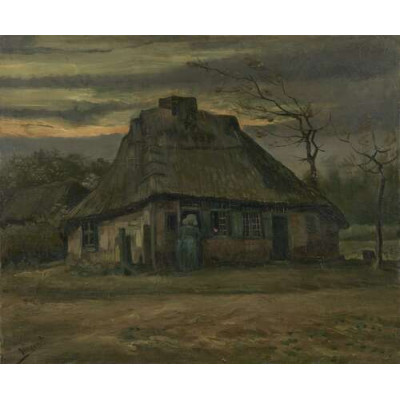 Соломенная хижина в сумерках (Straw Hut at Dusk), 1885