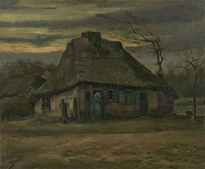 Соломенная хижина в сумерках (Straw Hut at Dusk), 1885