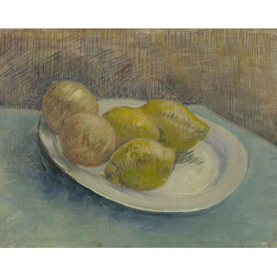 Натюрморт с лимонами на тарелке (Still Life with Lemons on a Plate), 1887