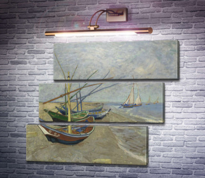 Рибальські човни на пляжі в Сан-Марі-де-ла-мер (Fishing Boats on the Beach at Les Saintes-Maries-de-la-Mer), 1888
