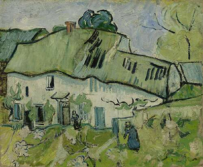 Ферма с двумя фигурами (Farmhouse with Two Figures), 1890