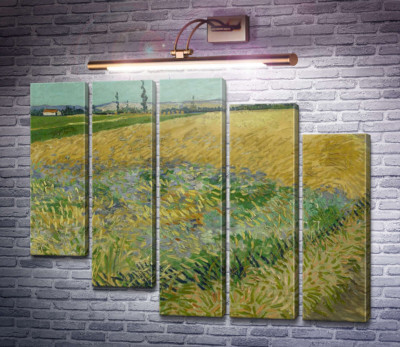 Пшеничне поле і передгір'ї Старих Альп на задньому плані (Wheat Field with the Alpilles Foothills in the Background), 1888