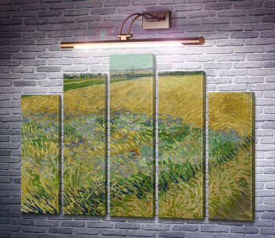 Пшеничне поле і передгір'ї Старих Альп на задньому плані (Wheat Field with the Alpilles Foothills in the Background), 1888