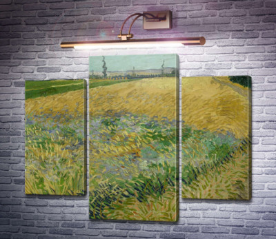 Пшеничне поле і передгір'ї Старих Альп на задньому плані (Wheat Field with the Alpilles Foothills in the Background), 1888