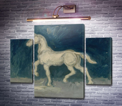 Гипсовая статуэтка лошади (Plaster Statuette of a Horse), 1886