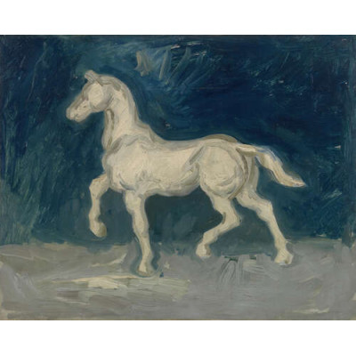 Гипсовая статуэтка лошади (Plaster Statuette of a Horse), 1886