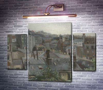 Вид зі студії Вінсента (View from Vincent's Studio), 1886