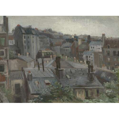 Вид зі студії Вінсента (View from Vincent's Studio), 1886