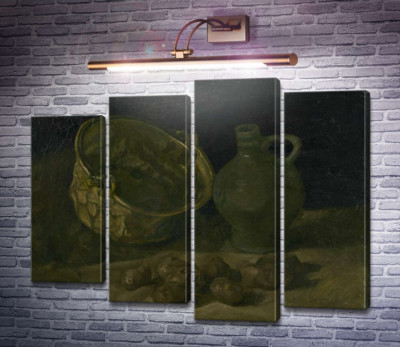 Натюрморт с медным котелком и кувшином (Still Life with Brass Cauldron and Jug), 1885