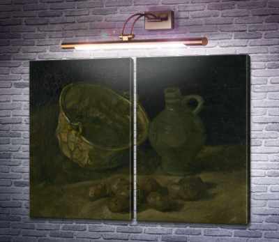Натюрморт с медным котелком и кувшином (Still Life with Brass Cauldron and Jug), 1885