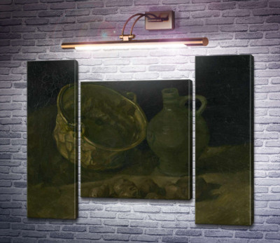 Натюрморт з мідним казанком і глечиком (Still Life with Brass Cauldron and Jug), 1885