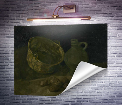 Натюрморт з мідним казанком і глечиком (Still Life with Brass Cauldron and Jug), 1885