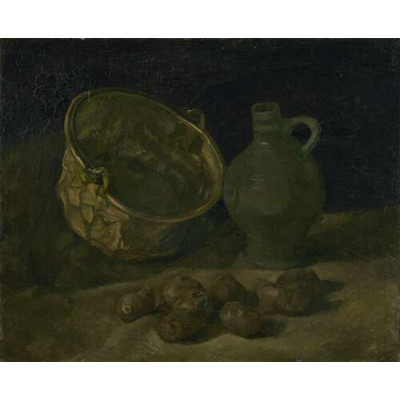 Натюрморт с медным котелком и кувшином (Still Life with Brass Cauldron and Jug), 1885