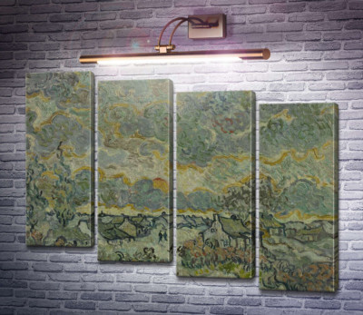 Коттеджи и кипарисы, воспоминания о севере (Cottages and Cypresses, Reminiscence of the North), 1890
