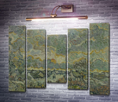 Коттеджи и кипарисы, воспоминания о севере (Cottages and Cypresses, Reminiscence of the North), 1890
