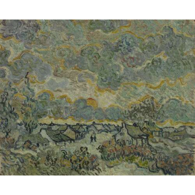 Коттеджи и кипарисы, воспоминания о севере (Cottages and Cypresses, Reminiscence of the North), 1890
