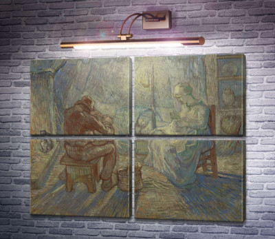 Вечір (за мотивами Мілле) (Evening), 1889