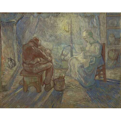 Вечер (по мотивам Милле) (Evening), 1889