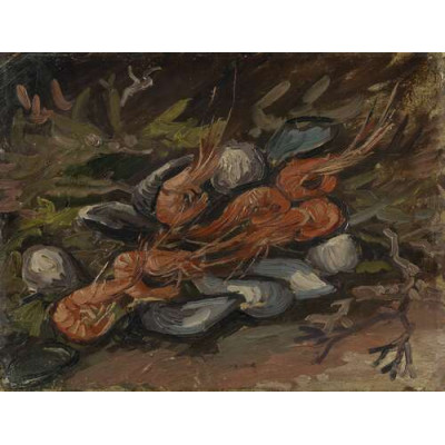 Креветки і мідії, 1886