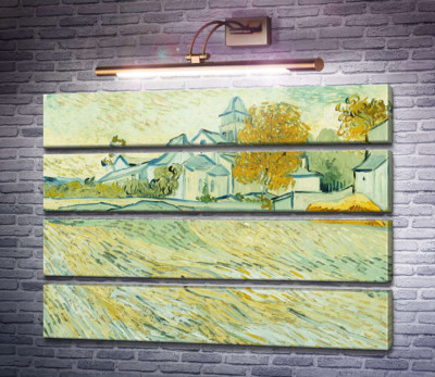 Вид на убежище и часовню Сен-Реми