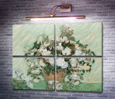 Ваза с розами (Vase with Roses), 1890 02