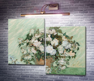 Ваза з трояндами (Vase with Roses), 1890 02