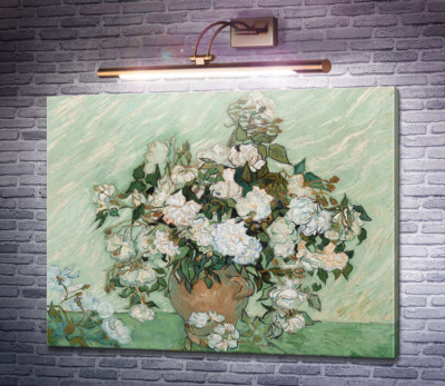 Ваза з трояндами (Vase with Roses), 1890 02