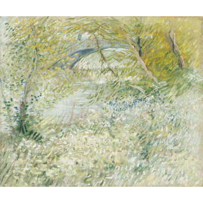 Берега Сены весной (Banks of the Seine with the Pont de Clichy in the Spring), 1887