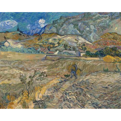 Пейзаж в Сен-Реми (Landscape at Saint-Remy), 1889