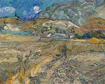 Пейзаж в Сен-Реми (Landscape at Saint-Remy), 1889