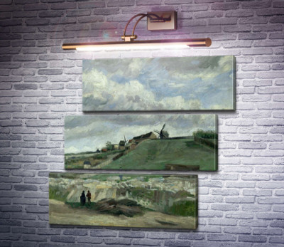 Холм Монмартр з каменоломнею і вітряками (The Hill of Montmartre with Stone Quarry and Windmills), 1886