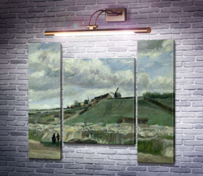 Холм Монмартр з каменоломнею і вітряками (The Hill of Montmartre with Stone Quarry and Windmills), 1886