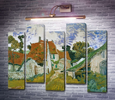Сельская улица в Овере (Village Street in Auvers), 1890
