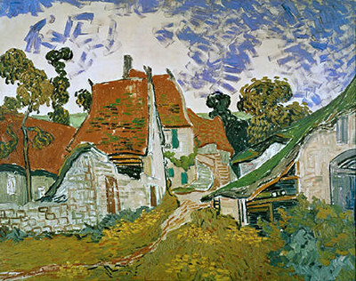 Сельская улица в Овере (Village Street in Auvers), 1890