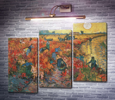 Красные виноградники в Арле (The Red Vineyards in Arles), 1888
