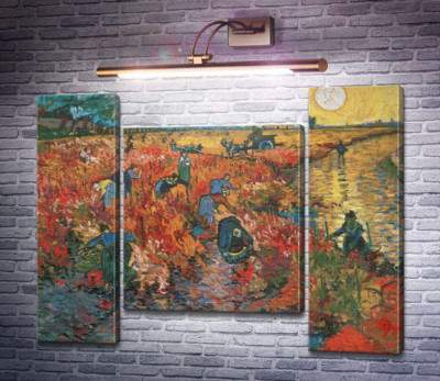Красные виноградники в Арле (The Red Vineyards in Arles), 1888