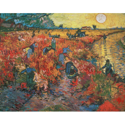 Красные виноградники в Арле (The Red Vineyards in Arles), 1888