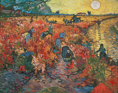 Червоні виноградники в Арлі (The Red Vineyards in Arles), 1888