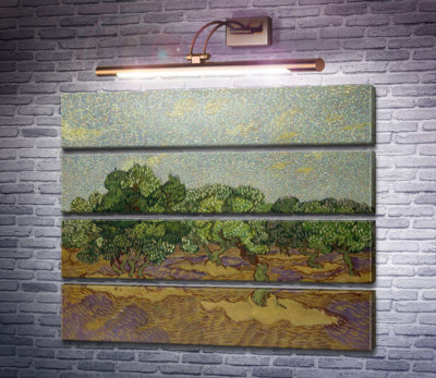 Оливковая роща и бледно-голубое небо (Olive Grove - Pale Blue Sky), 1889
